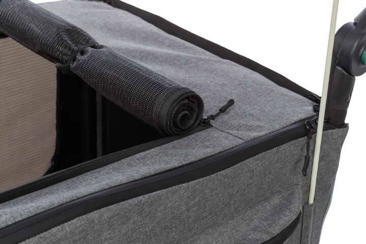 TRIXIE Fahrradanhänger mit Rampe